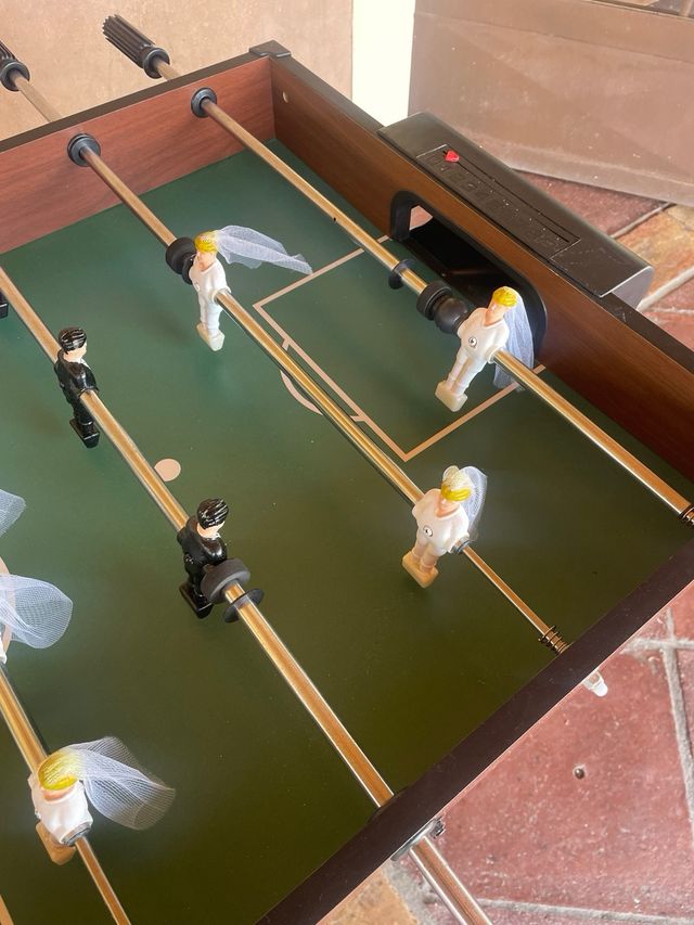Futbolín para boda