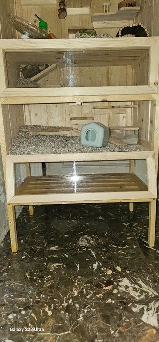 Jaula roedores - Madera