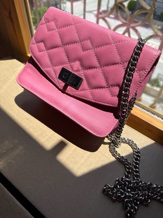Bolso bandolera rosa