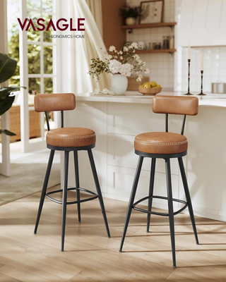 Sgabelli Cucina Set da 2, Sgabelli da Bar Girevoli