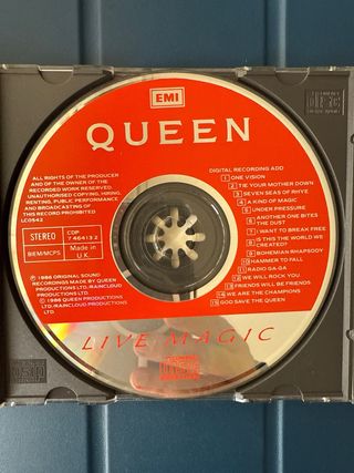 CD Queen Live Magic - Hard Rock