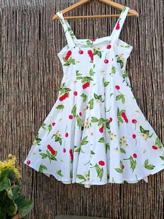 Pin up Vestido cerezas vintage