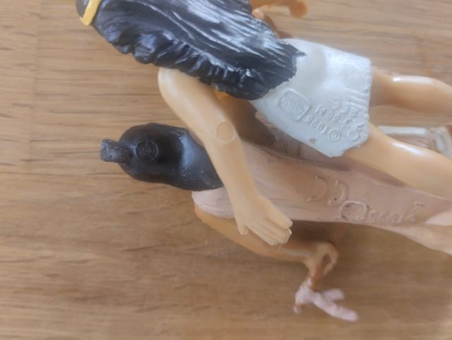 3 figure indiane in PVC del Wild West