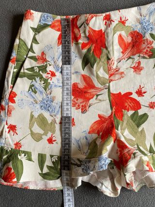 Shorts Zara estampados florales