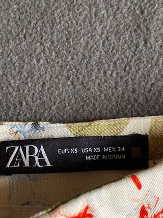 Shorts Zara estampados florales
