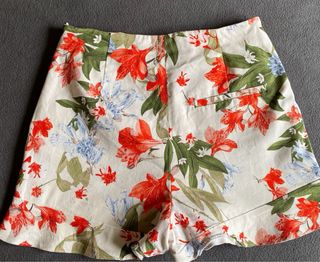 Shorts Zara estampados florales