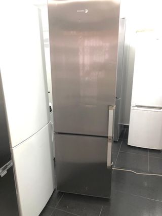 Nevera combi acero inoxidable