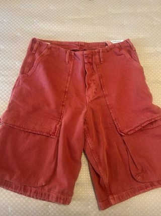 Bermudas Cargo Zara rojas