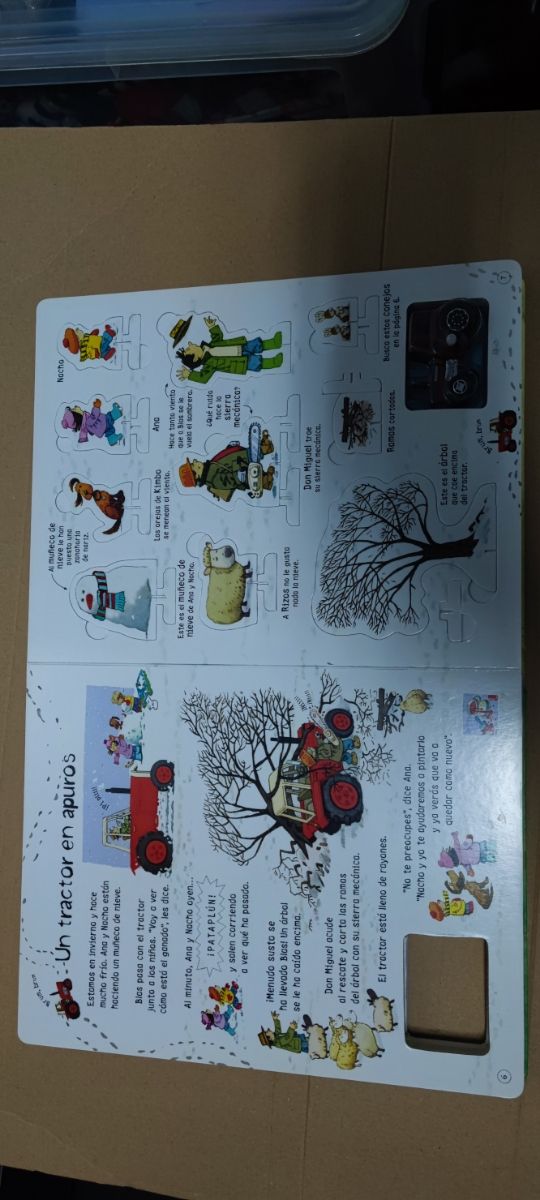 Juega con el libro del tractor