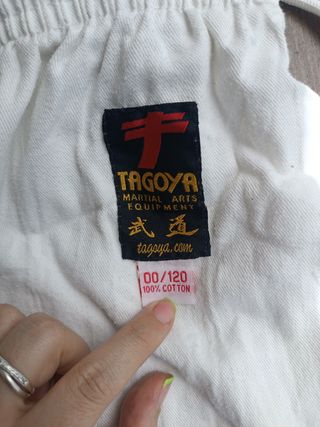 Kimono kárate Tagoya blanco