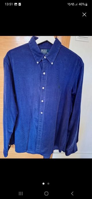 Camisa Polo Ralph Lauren azul