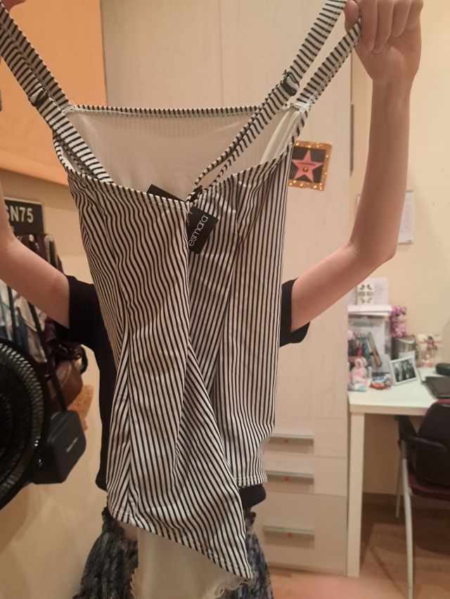 Bañador rayas esmara blanco-azul