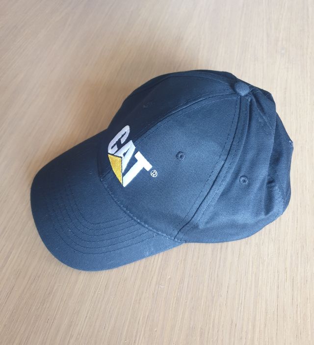 Cappellino CAT / CGT / Caterpillar nero TG. Unica