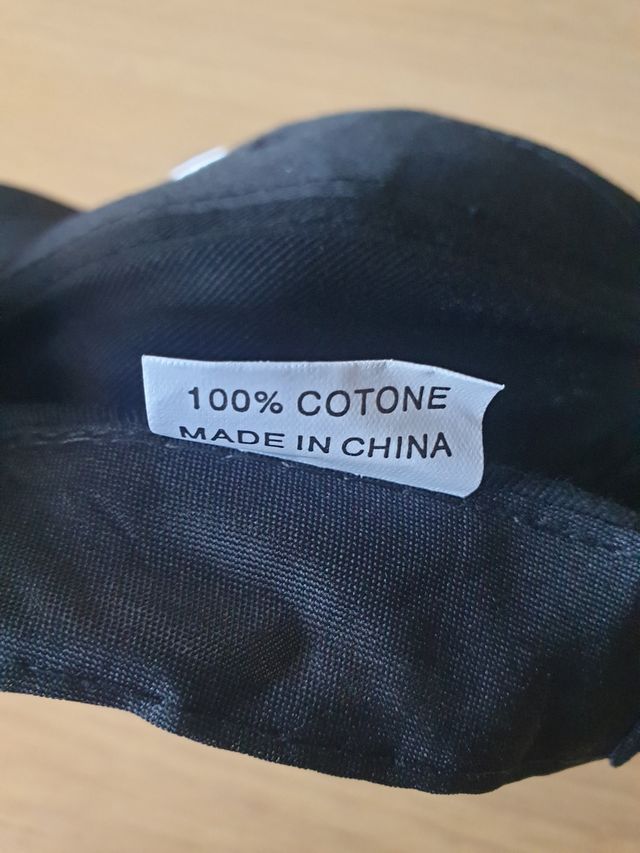 Cappellino CAT / CGT / Caterpillar nero TG. Unica