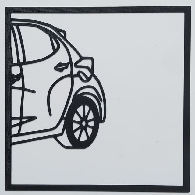 Cuadro - Wallart Toyota yaris 2022 (4 puertas)