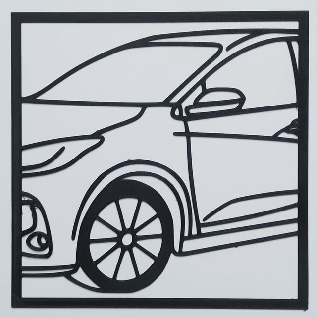 Cuadro - Wallart Toyota yaris 2022 (4 puertas)