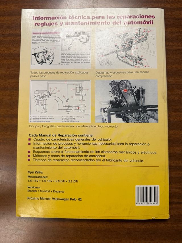 Manuale di riparazione Opel Zafira