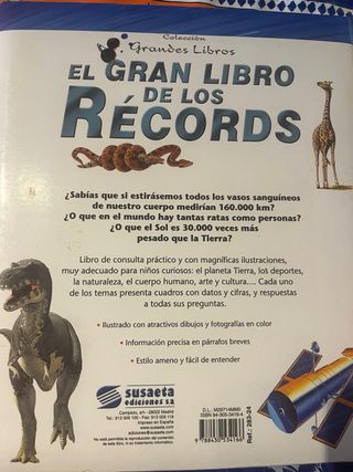 El gran libro de los Récords (Grandes Libros) (...