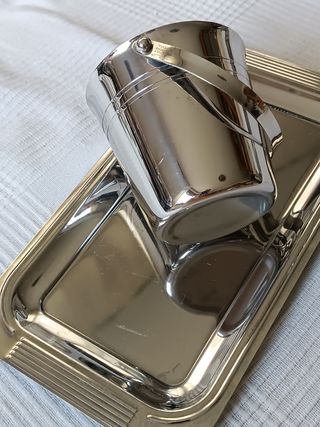 Cubitera y bandeja Guy Degrenne inox France