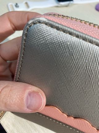 Cartera Tous - Rosa y Plata