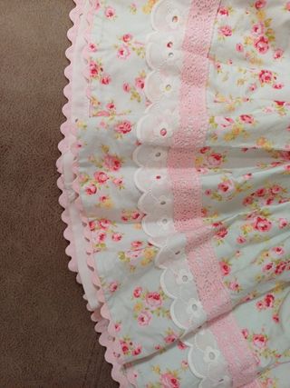 Falda floral niña talla 6