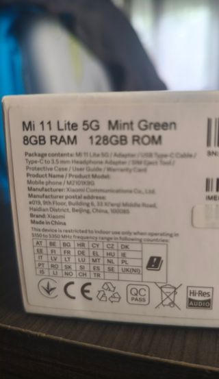 Xiaomi Mi11 Lite 5G - móvil