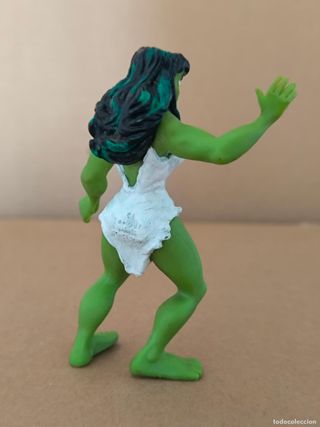 FIGURA HULKA - COMICS SPAIN - PVC - 1987 - MARVEL 