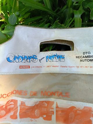 Cadenas nieve coche