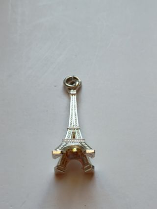 Colgante Torre Eiffel en Plata
