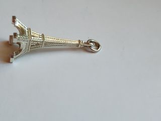 Colgante Torre Eiffel en Plata