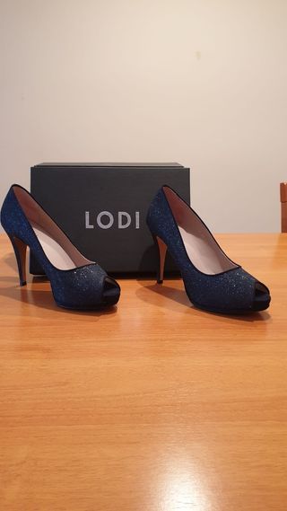 Zapatos Lodi fiesta - Azul