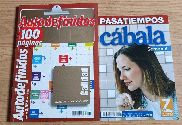 Lote Pasatiempos Orión Autodefinidos Cábala ocio