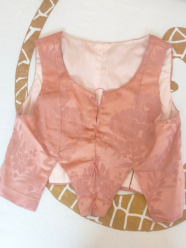 Falda y corpiño de Fallera Huertana Rosa