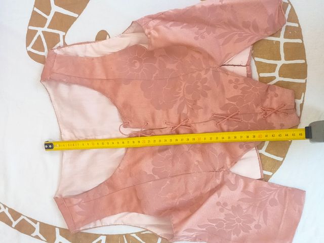 Falda y corpiño de Fallera Huertana Rosa