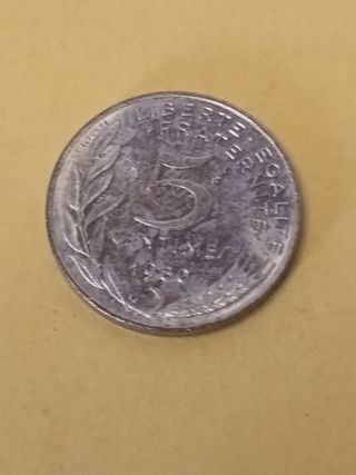 5 Franchi Francesi - Moneta centesimi