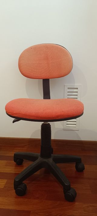 Silla escritorio giratoria naranja