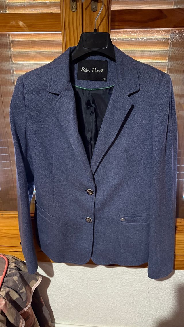 Blazer Pilar Prieto azul - M