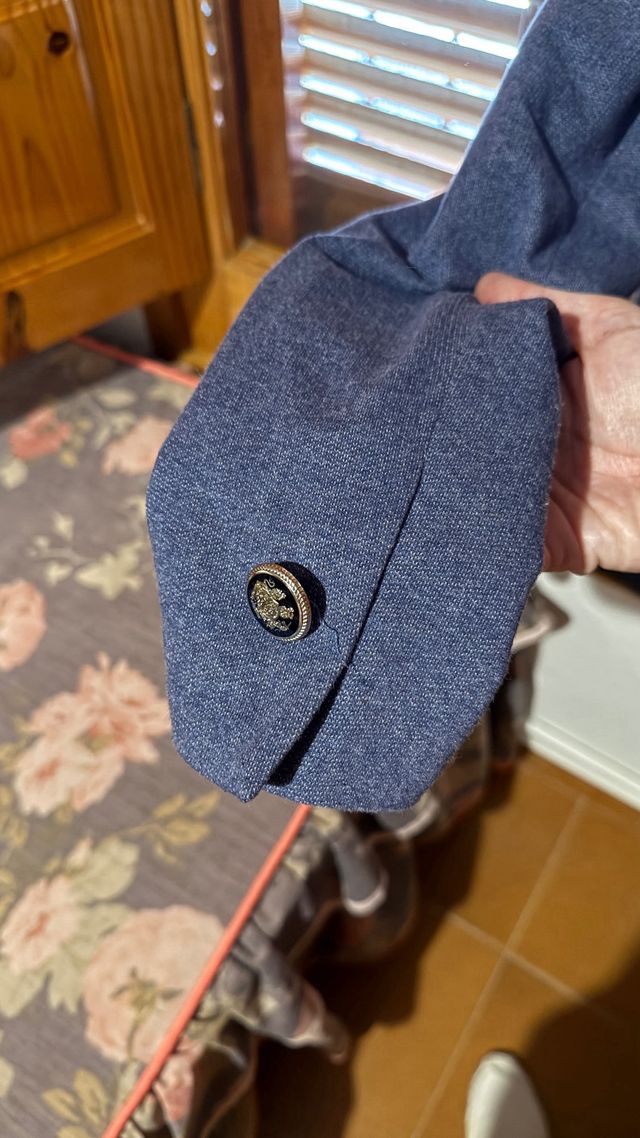 Blazer Pilar Prieto azul - M