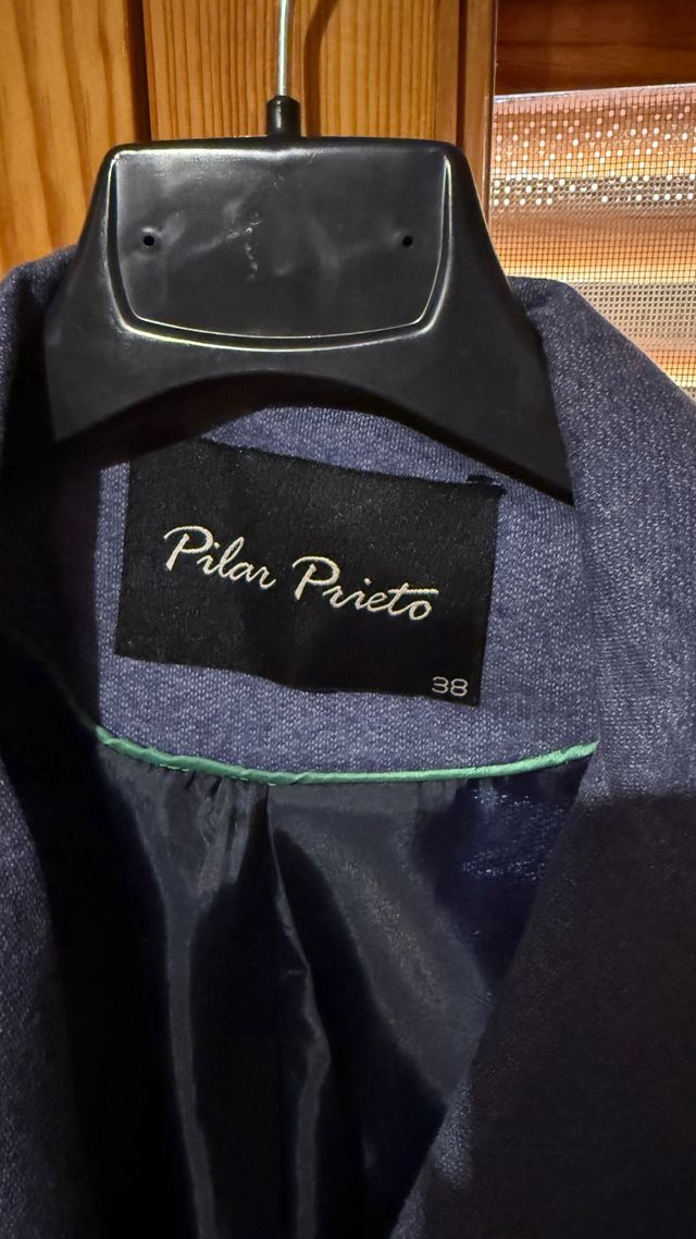 Blazer Pilar Prieto azul - M