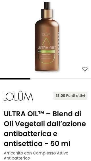 LOLÜMU Oil 50ml-Antibatterico adatto x psoriasi