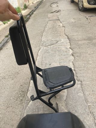 Respaldo con baúl Vespa