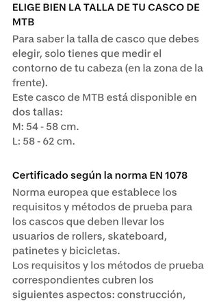 Casco Bici Adulto Rockrider Decathlon M