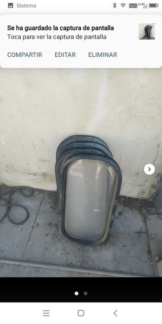 1 Ojo de buey  para puerta seccional 