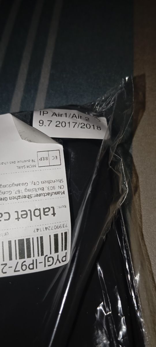 Funda para tablet ipad, nueva negra