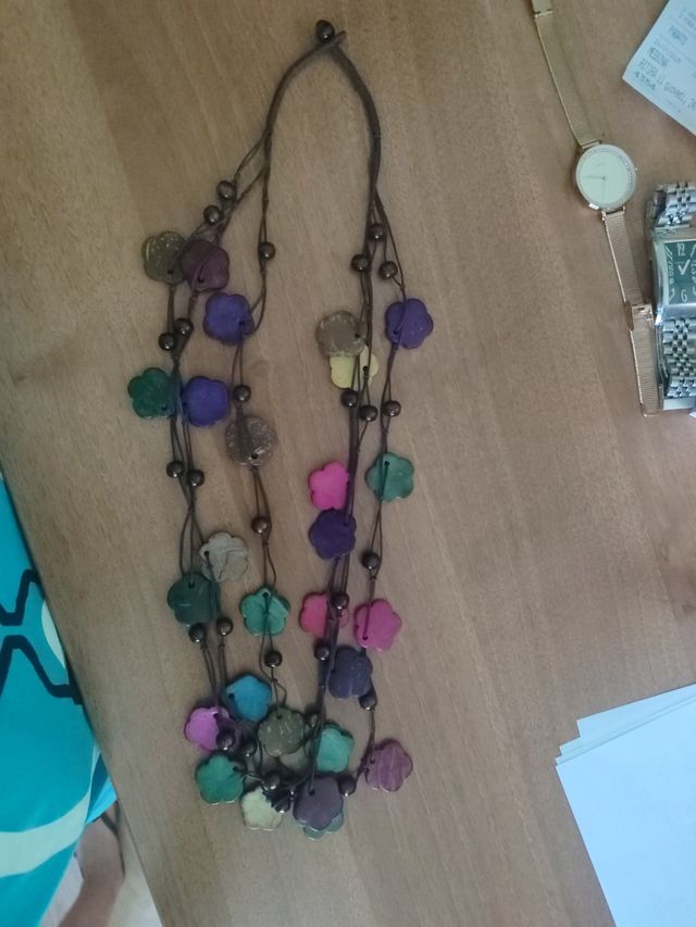 Collana artigianale multicolor