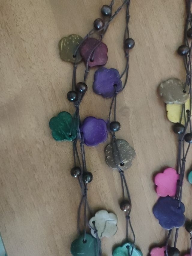 Collana artigianale multicolor