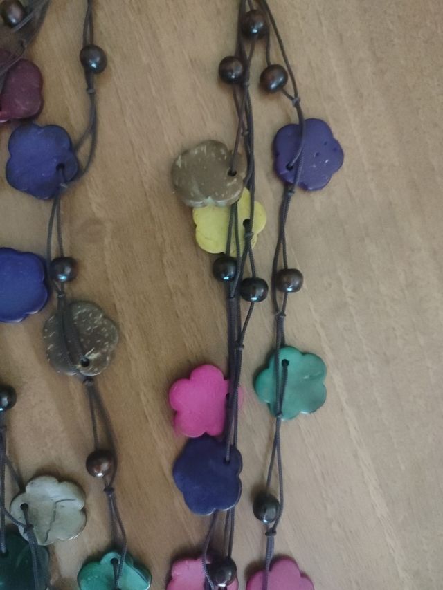 Collana artigianale multicolor