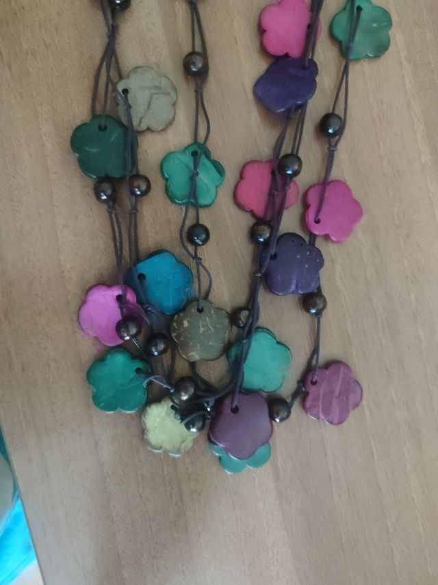 Collana artigianale multicolor