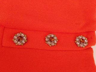 Vestido anaranjado babydoll