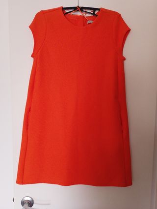 Vestido anaranjado babydoll